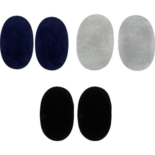 3 Pairs Suede Sew On Patches Repair Elbow Knee For DIY Clothes Accessories