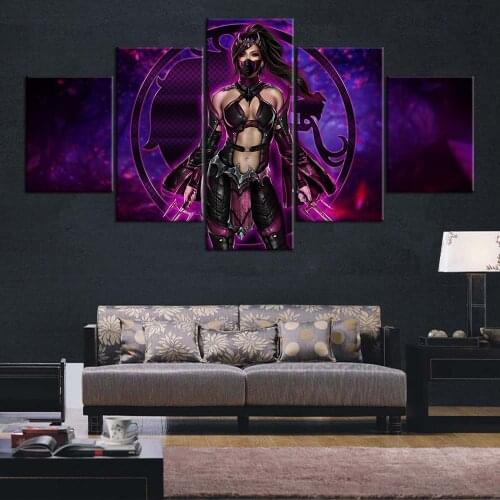 5 Pieces Choosable Mortal Kombat 11 Game Poster Canvas Art Oil Painting Print By Numbers HD Picture Wallpaper