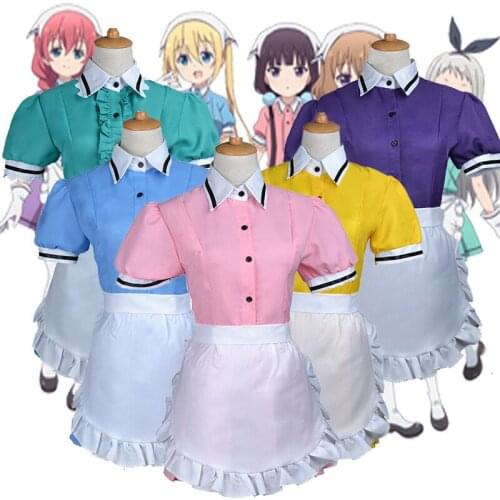 Anime Blend S Cosplay Maika Kaho Mafuyu Miu Hideri Maid Outfit Apron Dress Women Uniforms Girl Dresses Cosplay Costume
