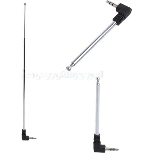 3.5mm Radio Receiver Antenna Stainless Steel Multi-Purpose Interface FM Radio