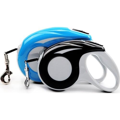 3M5M Small Dog Cat Walking Artifact Pet Leash Automatic Retractable Two-Color Traction Rope Puppy Outdoor Supplies Roulette