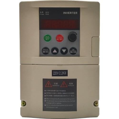 VFD 110V Frequency Converter ZW-S1-2T 1.5KW/2.2KW Inverter Single Phase Input and 110/220v Triple Output