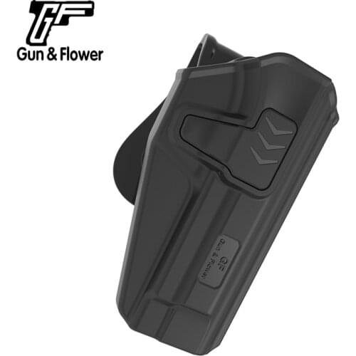 Gun&Flower Colt 1911 OWB Level 2 Retention Polymer Pistol Holster Platic Holder Pouch Gun Accessories