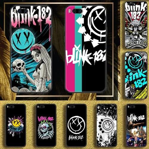 Punk Rock Band Blink Phone case For Xiaomi Mi Max Note 3 A2 A3 8 9 9T 10 Lite Pro Ultra black trend funda fashion cover tpu Etui