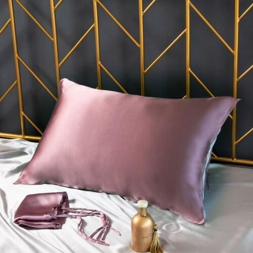 2pcs 100% Nature Mulberry Silk Pillowcase 22 Momme Silk Pillowcasea for Hair Skin Healthy Women Men Luxury Pillow Case
