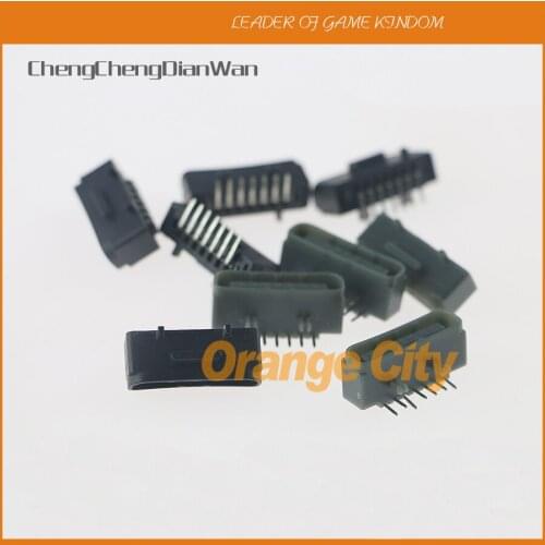 ChengChengDianWan Replacement usb Socket Plug USB Interface Socket For Xbox360 wireless Controller 6pcs/lot