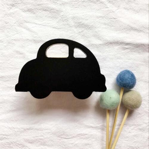 Black Cute car Hooks Wooden Clothes Hanger Wall Decor Kids Nordic Room Children Bedroom Pendant