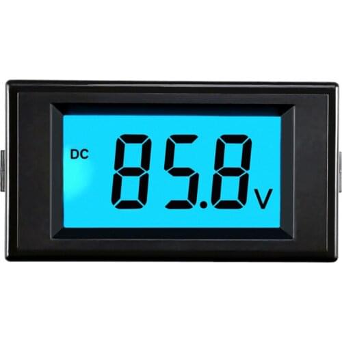 D69-30 DC voltmeter digital display 12V24V48V72V electric vehicle battery test LCD digital meter voltage test instrument