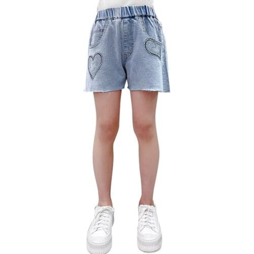 Childrens Jeans For Girls Summer Childrens Jeans Casual Style Childrens Clothing 6 8 10 12 14