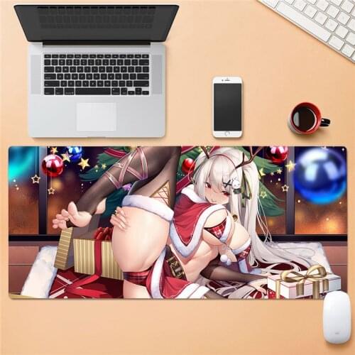 Gaming Mouse Pad Gamer Accessories Xxl Big Mouse Pad Gamer Mouse Keyboard Computer Peripheral Office Mouse Pad Anime Sexy