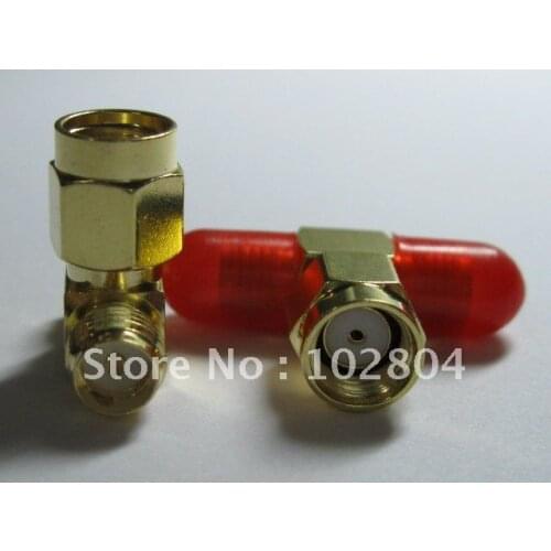 SMA RF Dual Male to 1 Female Coaxial Connector T Type 2 pcs per Lot free shipping