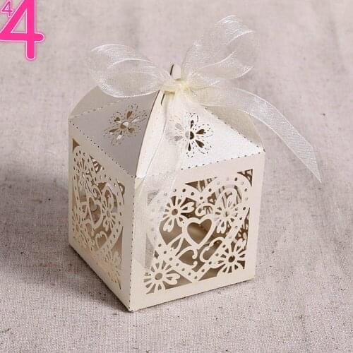 Favors Gifts Candy Boxes With Ribbon Baby Shower Wedding Party Supplies candy box gift bag