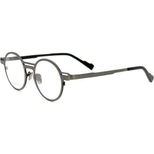 Pure Titanium Round Glasses Frame Retro Unisex Prescription Lens Optical Eyewear Brand Designer Anti-fatigue Reading Eyeglasses