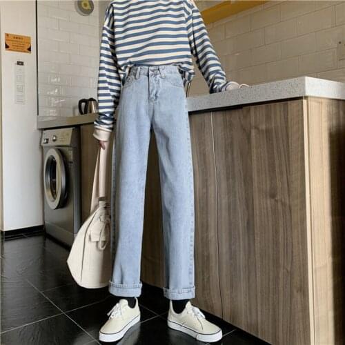Женские свободные джинсы KUCLUT China At AliExpress