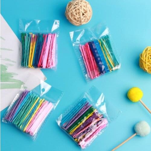 50pcs/lot 5cm U Shaped Metal Barrette Hairpin Hair Clips Pins Women Hair Styling Tools Accessories Braided Hair Tool