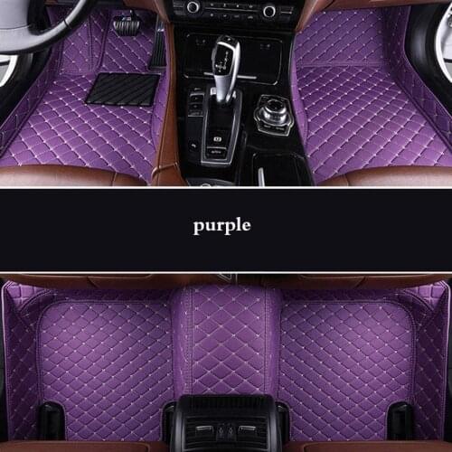 WLMWL Custom leather car mat for Luxgen all models Luxgen 7 5 U5 SUV auto styling auto accessories Car-Styling