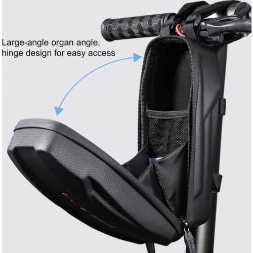 Anti-loose Fashionable Scooter Front Handlebar Package Portable Handlebar Bag Large Bag Angle for Improvement