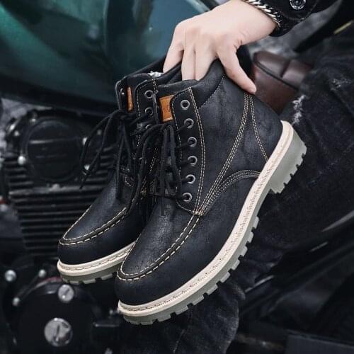 Men Shoes New Martin Boots Autumn Botas Chaussure Homme