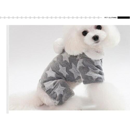 New Winter Pets Dogs Clothing Fleece Pet Dog Jumpsuit Warm Dog Clothes For Dogs Puppy Outfit Pet Overalls Chihuahua Clothes