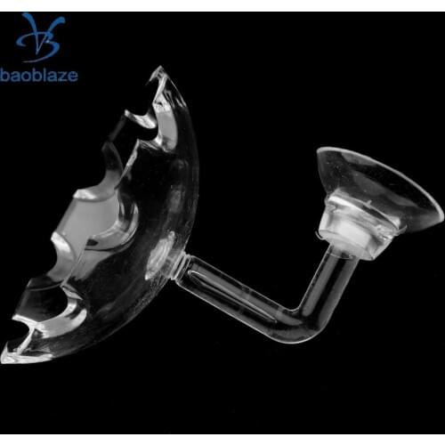 PetsOla Aquarium Fish Tank Shrimp Feeding Food Dish Tray Feeder Container Clear