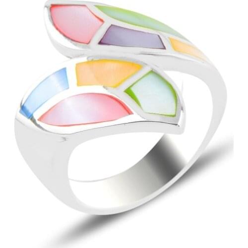 Silver 925 Sterling Pearl Cubic Zirconia Ring