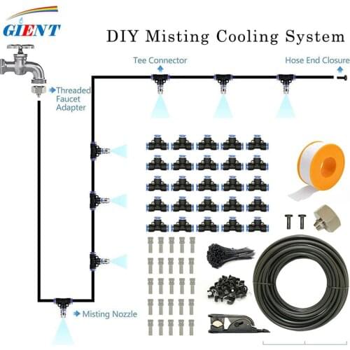 DIY Spray Water Fog Misting Nozzle Gardening Water Cooling System Greenhouse Plants Spray Sprinkler Head For Sprayer