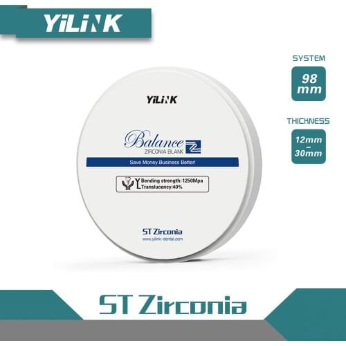 Dental laboratory zirconia ST plus blocks for full circuit