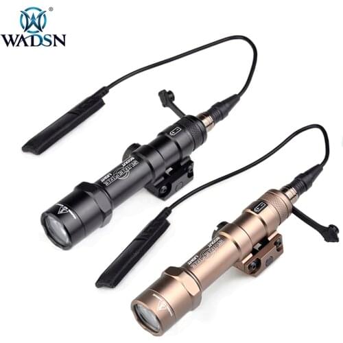 WADSN Tactical Surfire M600 M600B Scout Light LED 560lumens Flashlight Weapon Gun Pistol Light with 20mm Picatinny Rail Mount