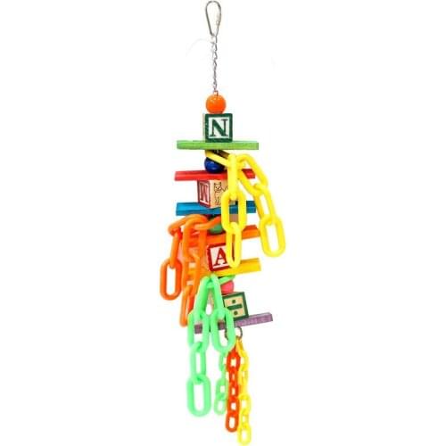 Pet Hanging Suspension Entertainment Teaser Cockatiel Bellpull Bird Toy Teeth Chew Rotating Parrot Cage