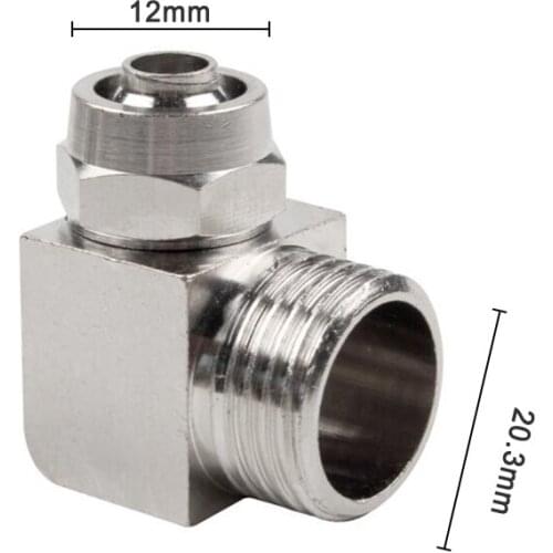 1pc Model PL16-04 Pneumatic quick-screw connector Copper quick-screw metric air pipe fittings
