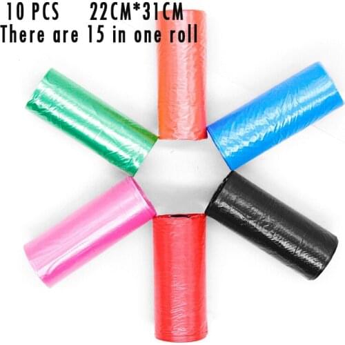 10PCS 15 garbage bags household pet excrement garbage bags environmental protection bags