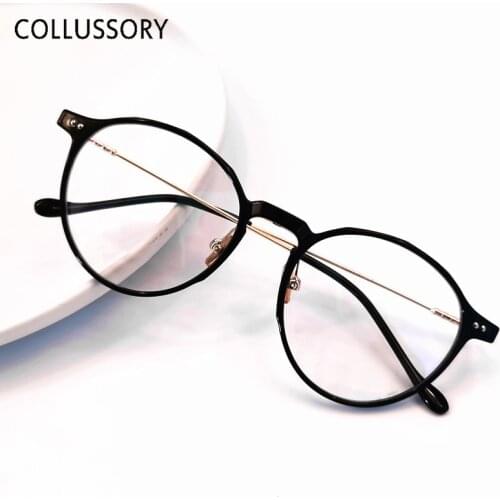 10pcs/lot Wholesale Round Eyeglasses Frames Women Vintage Glasses Frame Men Cheap Retro Non Prescription Optical Eye Glasses New