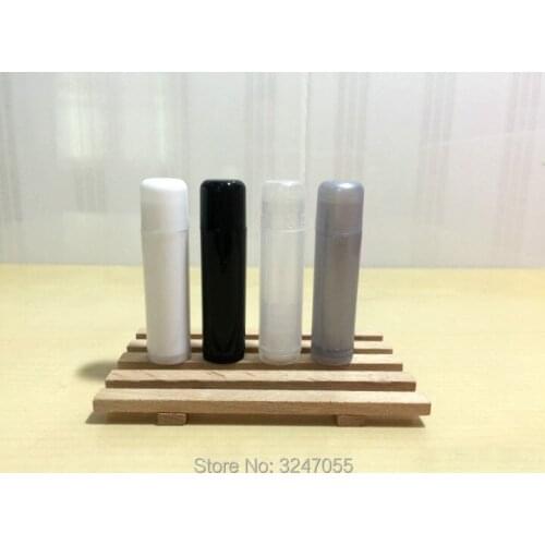 5ML 100pcs/lot Plastic Empty Lip Balm Tube, Cosmetic Lip Rouge Refillable Bottle, DIY Classic Lipstick Subpackage, Makeup Tool