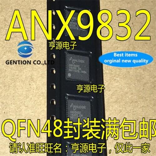 5Pcs ANX9832 QFN-48 Video processor chip in stock 100% new and original