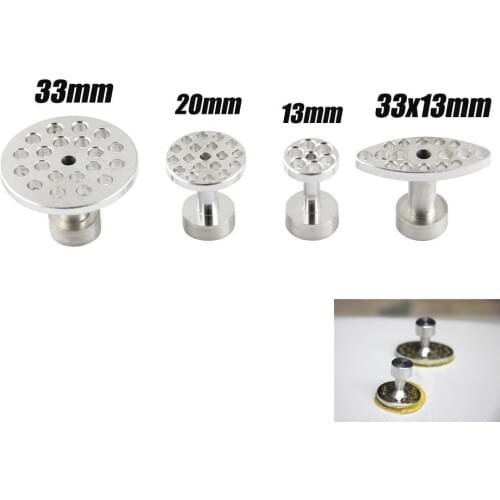 Aluminum Glue Puller Tabs Paintless Dent Repair Tools - 4 Size (4 Pieces)paintless dent repair