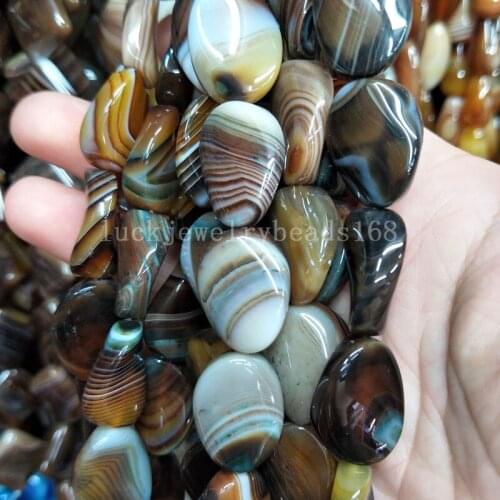 Free shipping Women Fashion Jewelry 15x20mm Onyx Carnelian Oval Women Men Spacers Art Loose Beads 15.5" FG7881