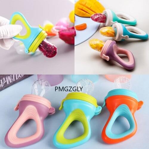 Kids Pacifier Feeding Fruit Newborn Pacifier Food Nibble Baby Pacifiers Feeder Safe Kids Training Nipple Teat Pacifier Bottles