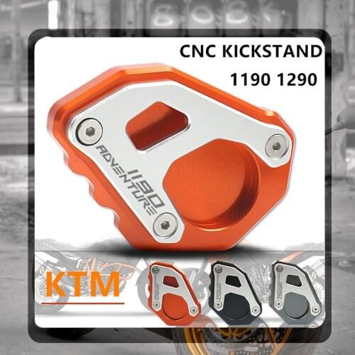For 1290 1190 Adventure 1290ADV 1190ADV Motorcycle Kickstand Foot Side Stand Extension Pad Support Plate Enlarge