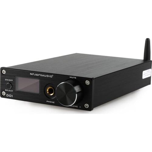 FX-Audio D01 USB DAC Headphones Amplifier Bluetooth 5.0 ES9038Q2M 32Bit 768kHz DSD512 XU208 Amplifier Line Out audio Decoder