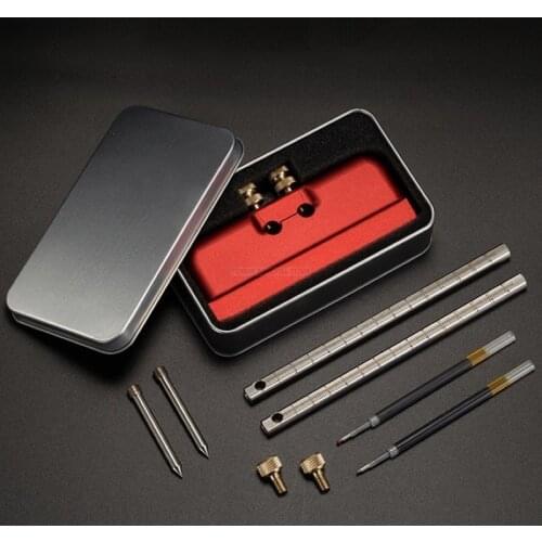 Woodworking fitment scribe parallel drawing line marking tool aluminum alloy wire drawing machine woodworking tool