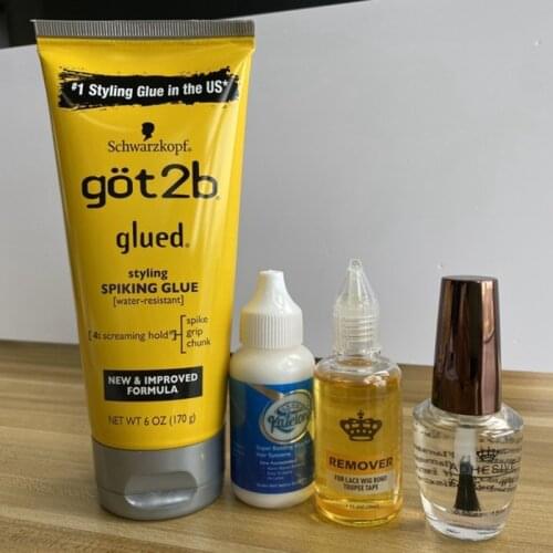 Waterproof Lace Wig Bonding Glue With 15ml Invisible Lace wig toupoee glue Adhesive Wig glue 30ml remover got2b Gel glue