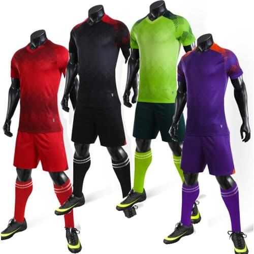 2020 Adult Kids Soccer Jersey Set kit,men Survetement Football shirt shorts,child Futbol Training Uniforms set Tracksuits YL9203