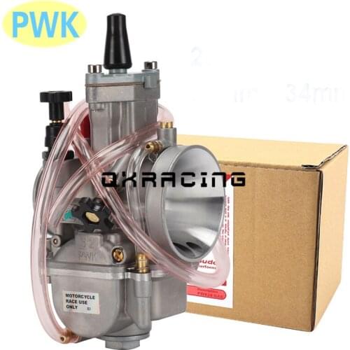 Motorcycle PWK 28 30 32 34mm Carburetor fit for 2T/4T with Power Jet Carb Racing Dirt Bike Scooter ATV UTV Off-road