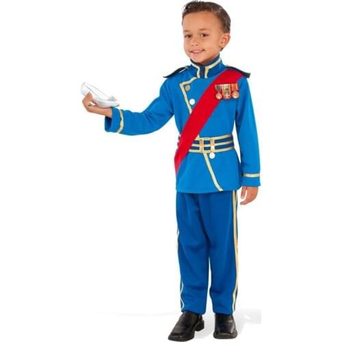 New Fairytale Royal Prince Child Costume Halloween Cosplay Renaissance Fairytale Story Book king