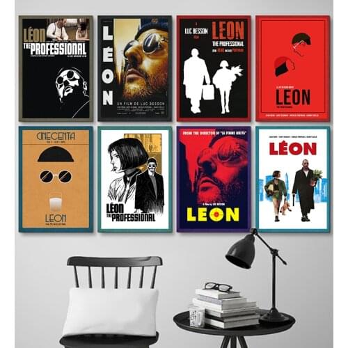 Leon Classic Movie Canvas Painting Posters Wall Stickers Home Decoration Modern Style Home Art Brand