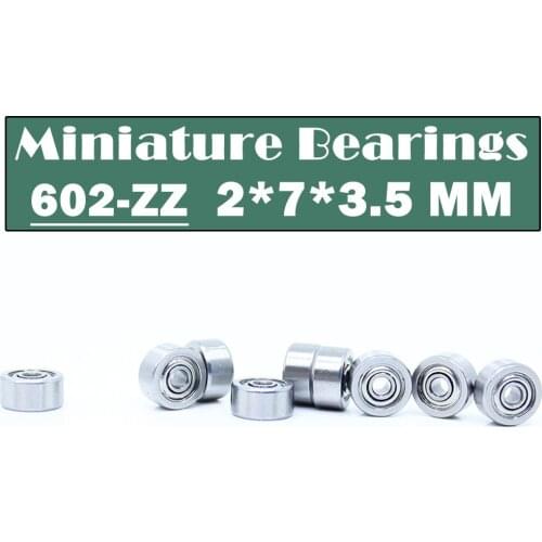 602ZZ Bearing ABEC-1 10PCS 2x7x3.5 MM 602Z Miniature Ball Bearings 602 ZZ