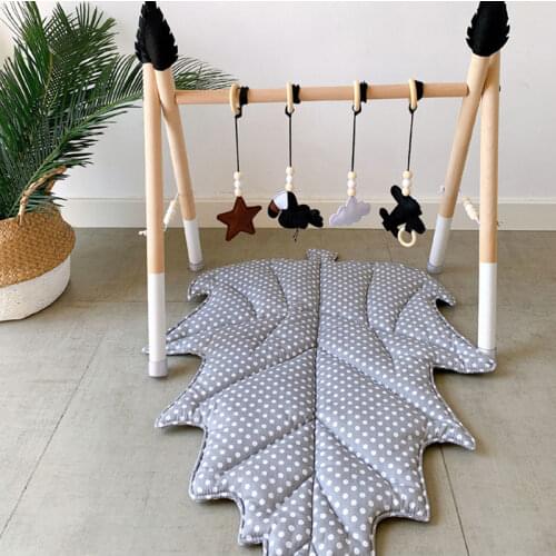 Foldable Leaf Baby Play Mat Nordic Children Mat Baby Climbing Pad Kids Rug Baby Mats Baby Room Decoration Accessories Home Decor