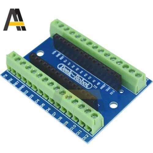 Controller Standard Terminal Adapter Board For Arduino Nano 3.0 V3.0 AVR ATMEGA328P ATMEGA328P-AU Module Expansion Shiled Module