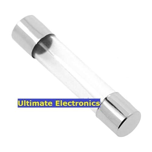 100pcs 6*30mm glass fuse/fuse Fast Quick Blow Glass Tube F15A/20A/25A 6x30mm