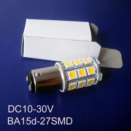 High quality 5050 12/24VAC/DC 5W BA15D led Warning Signal lights,1142 led Yacht Ship Boat Lamp Bulbs 24V free shipping 5pcs/lot